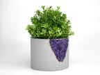 Amethyst Inch Ceramic Planter Pot, detail shot - House Of Avana