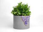 Amethyst Glass Inch Planter for Plants and Flowers, detail shot - House Of Avana