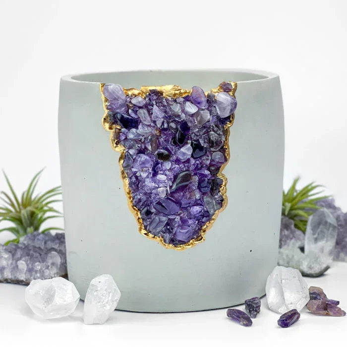 N°5 AMETHYST AURA PLANTER AURA 8 HOME