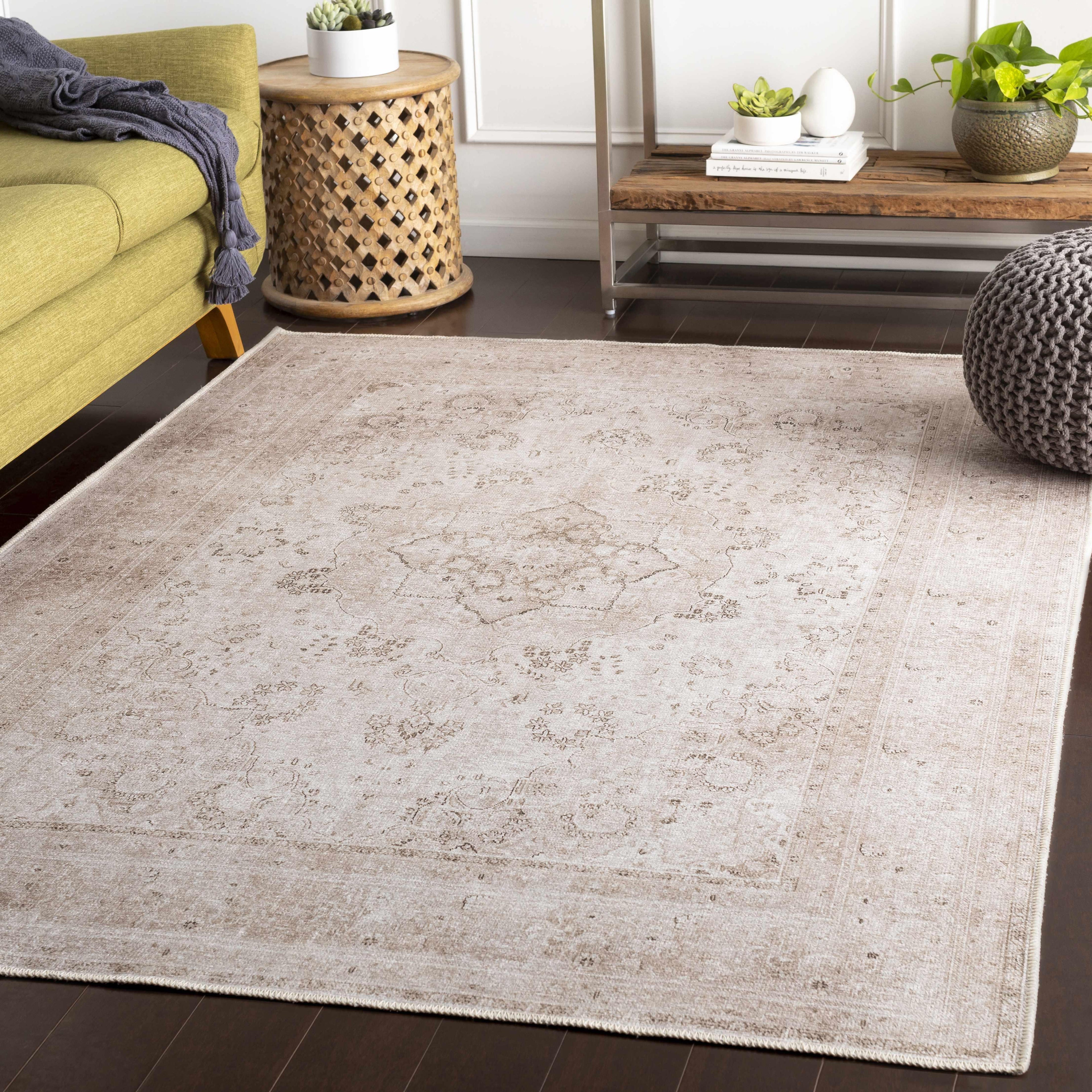 Bethany Washable Area Rug Hauteloom
