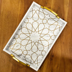 Andalus Serving Tray Tea + Linen