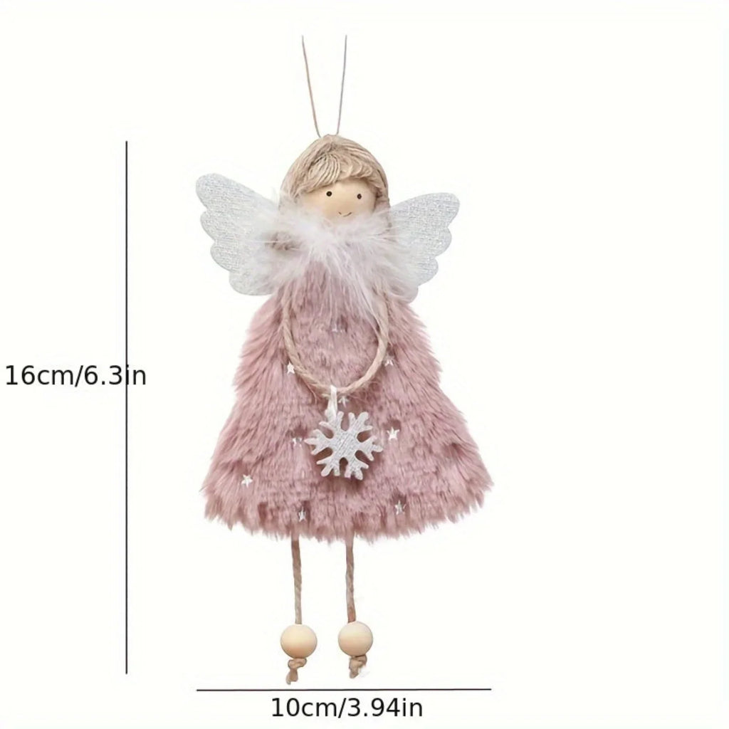 3pcs Plush Angel Doll Pendants - Perfect for Christmas, New Year's, Birthdays, Weddings & Valentine's Day Decorations House Of Avana