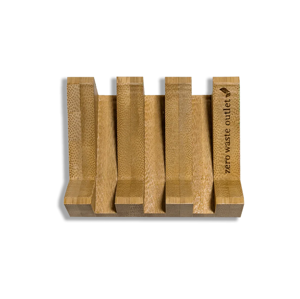 Angled Bamboo Soap Dish Zero Waste Outlet