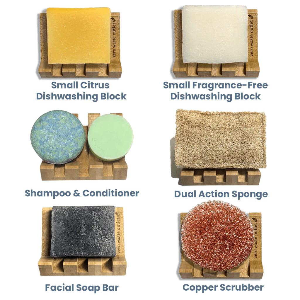 Angled Bamboo Soap Dish Zero Waste Outlet
