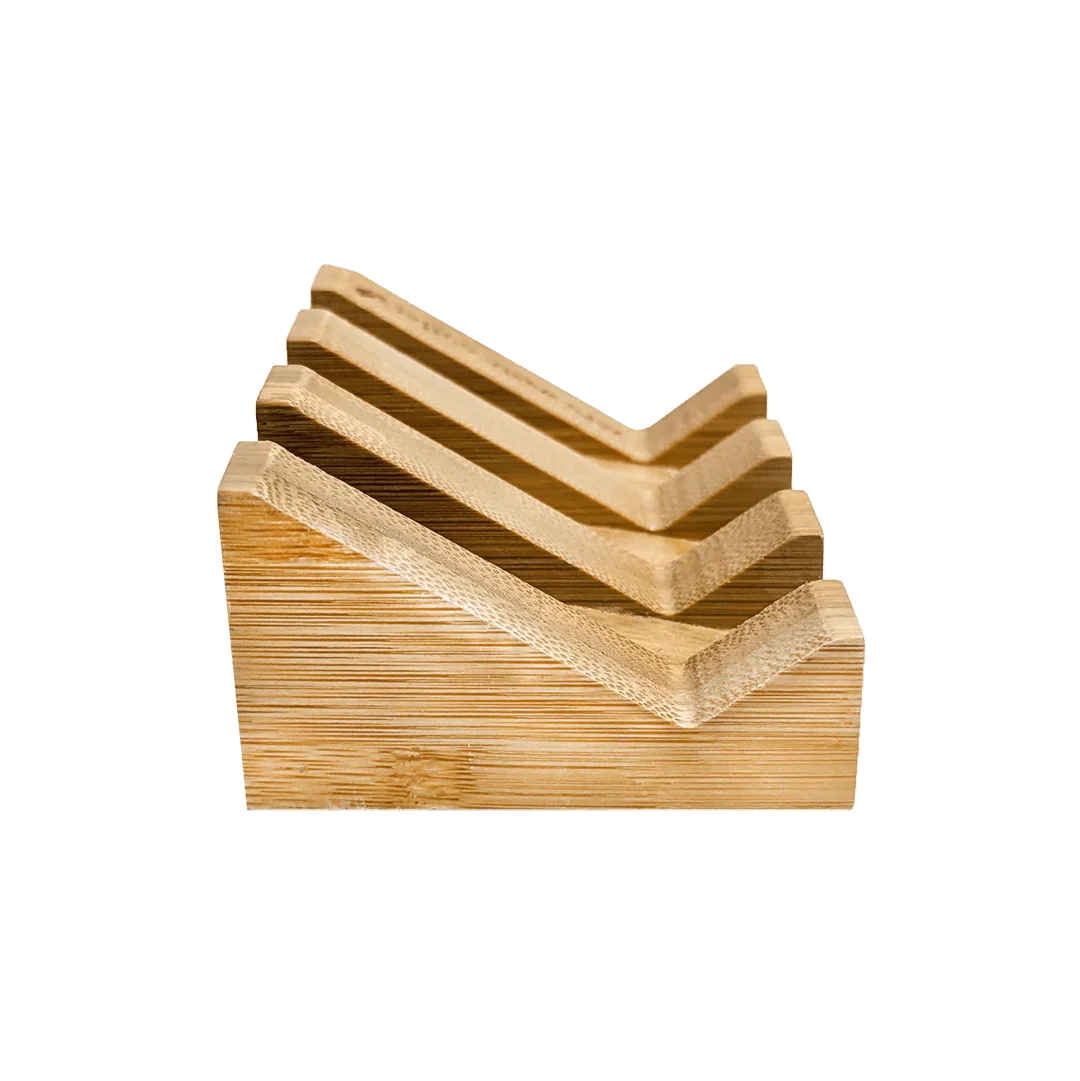 Angled Bamboo Soap Dish Zero Waste Outlet
