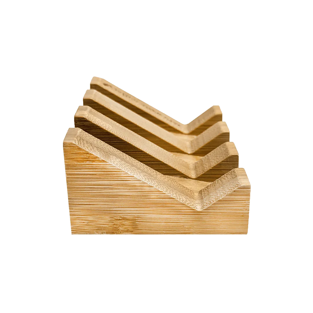 Angled Bamboo Soap Dish Zero Waste Outlet