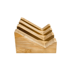 Angled Bamboo Soap Dish Zero Waste Outlet