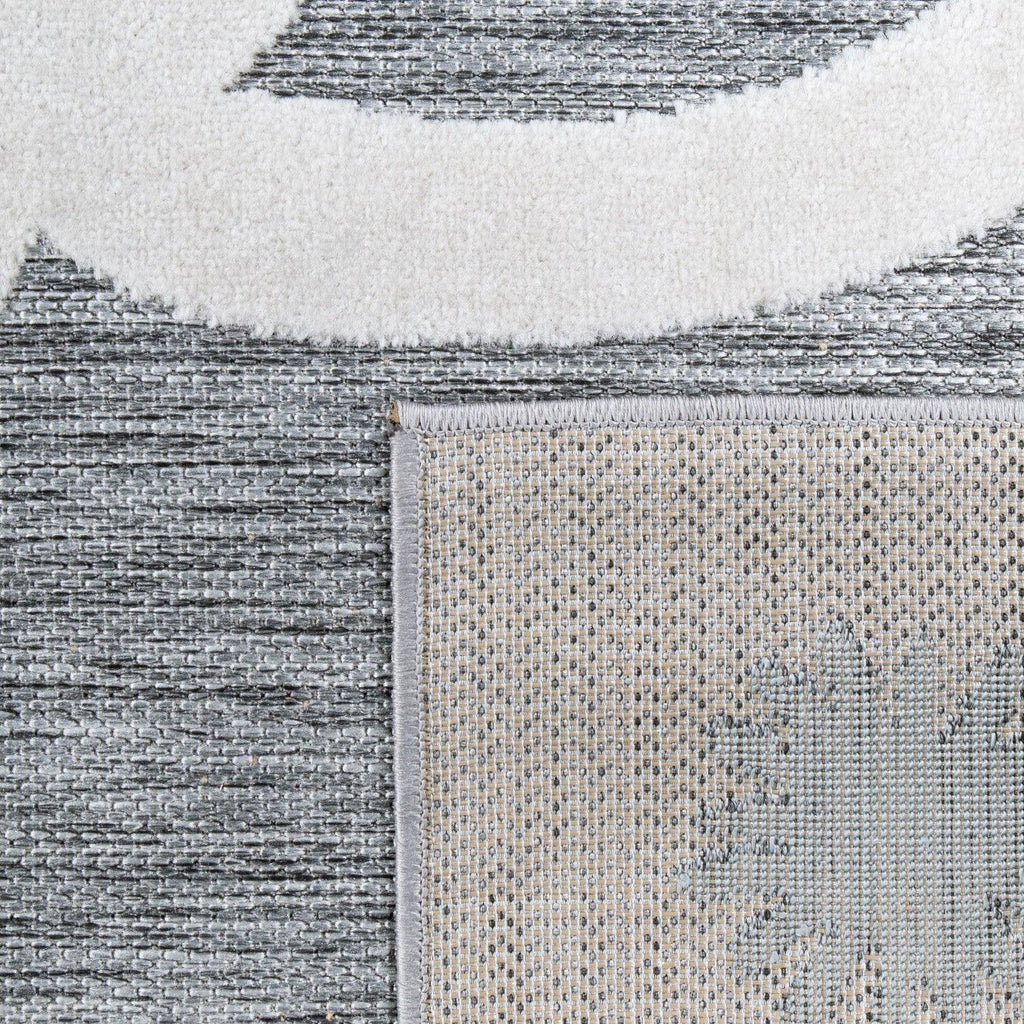 Kids Rug Lilo with Cute Llama Motif - Grey White RugYourHome