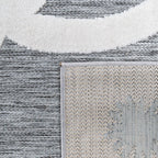 Kids Rug Lilo with Cute Llama Motif - Grey White RugYourHome