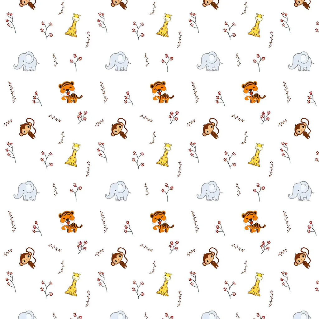 Animal Themed Baby Room Curtain PushpLinen