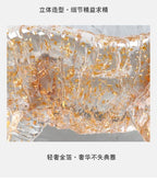 Animal Sculpture - Golden Leopard Ornament, alternate view - House Of Avana