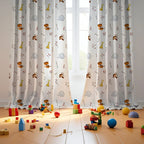 Animal Themed Baby Room Curtain PushpLinen
