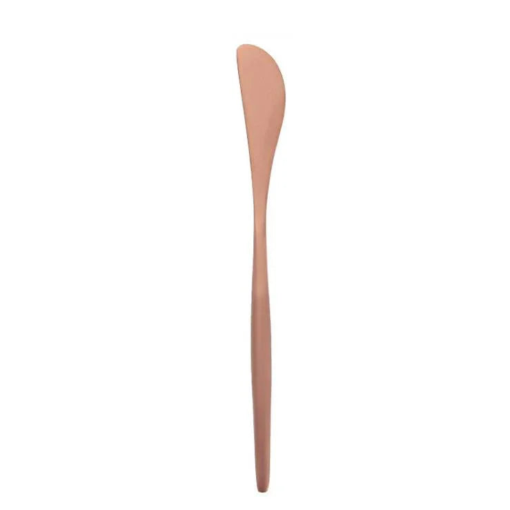 Annie Rose Gold Butter Knife - Set of 4, back view - House Of Avana