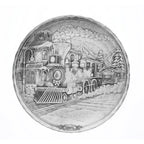 2024 Annual Plate- the Wendell Express (pewter), back view - House Of Avana