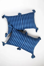 Antigua Pillow - Natural Indigo Archive New York