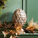 Antique Artichoke Ornament on Pedestal Base Vintage Shopper