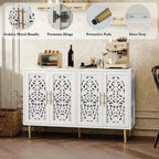 Antique Buffet Sideboard, alternate view - House Of Avana
