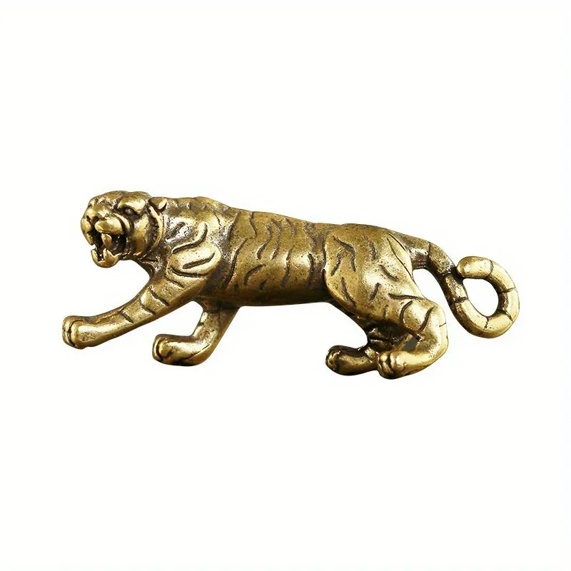 Antique Copper Animal Figurines  Vintage Brass Desk Ornament - House of Avana