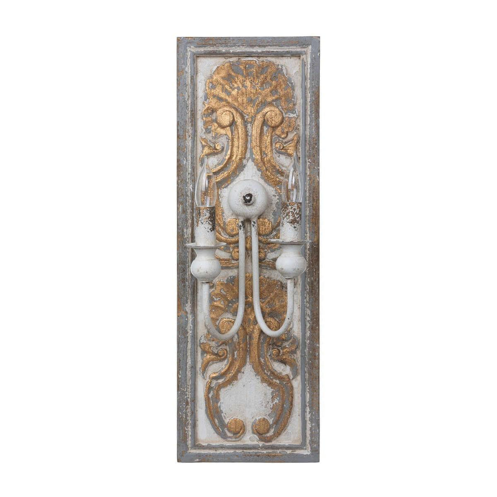 Antique French Country Wall Sconce Light Vintage Shopper