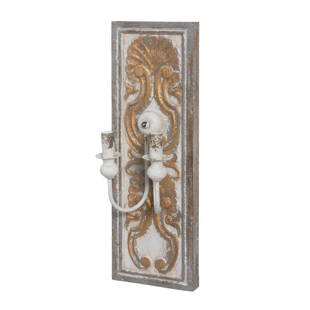 Antique French Country Wall Sconce Light Vintage Shopper