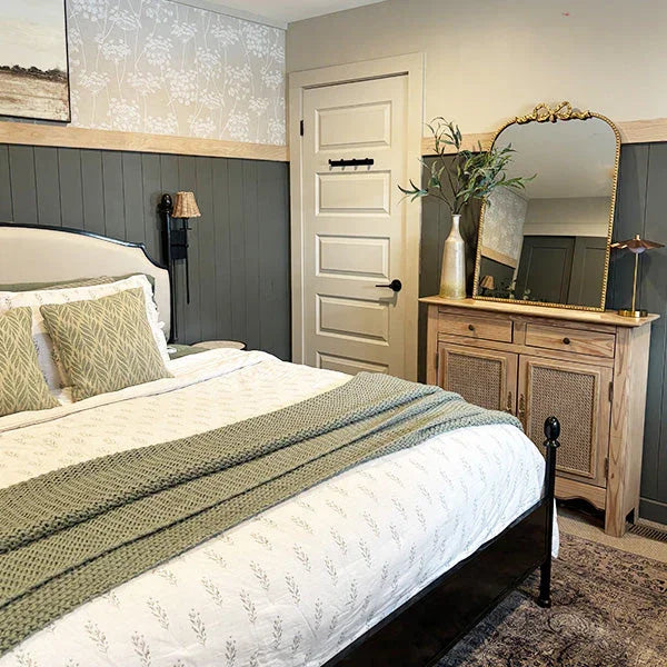 Antique Gold Bow Mirror, Choose Your Size Decor Steals