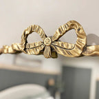 Antique Gold Bow Mirror, Choose Your Size Decor Steals