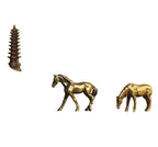 Antique Long Tail Horse Miniature Figurine - House Of Avana