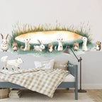 Arctic Animal Friends - Fabric Nursery Wall Art Decals, alternate view - House Of Avana