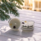 Arctic Winds, Premium Coconut-soy Wax Tea Light Crystal Candle, 1oz, front view - House Of Avana