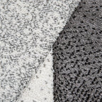 Living Room Rug Madeira Bordered with Geometric Pattern - Grey RugYourHome