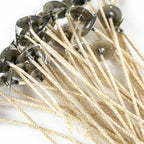 White cotton wicks, 6-inch length, for oil diffusers - House of Avana