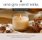 White cotton wicks, 6-inch length, for oil diffusers - House of Avana