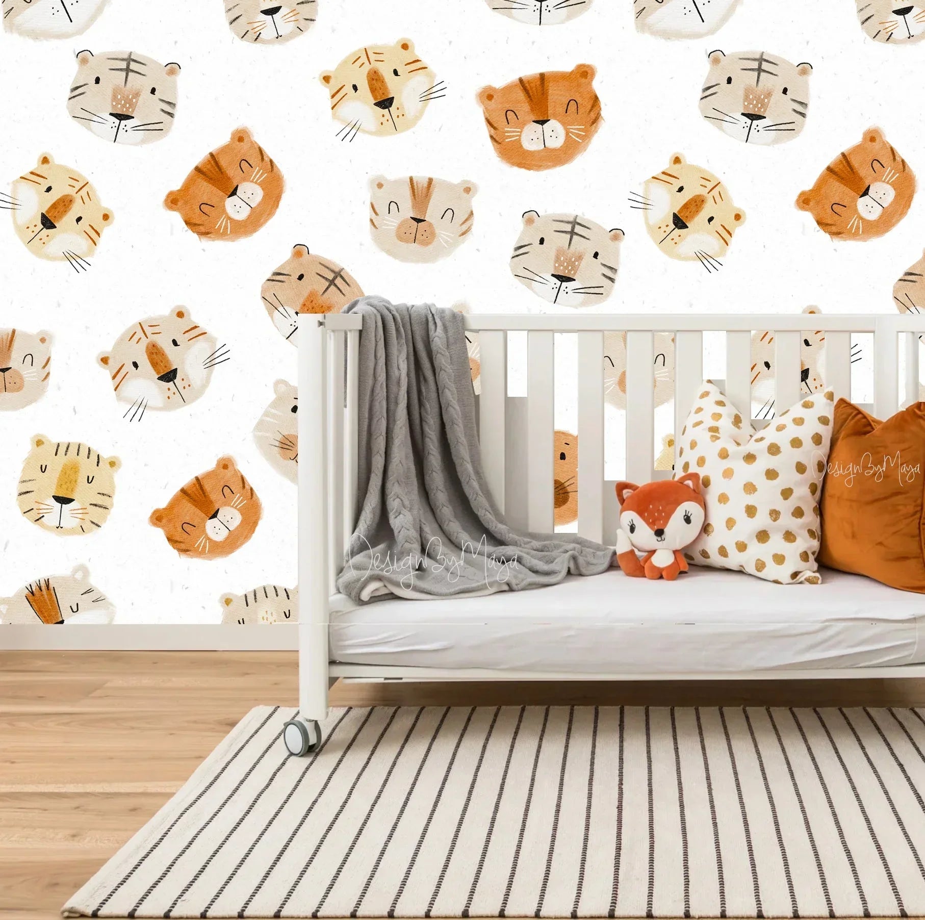 Arrows Forest - Nursery Wall Decor Wallpapers, back view - House Of Avana