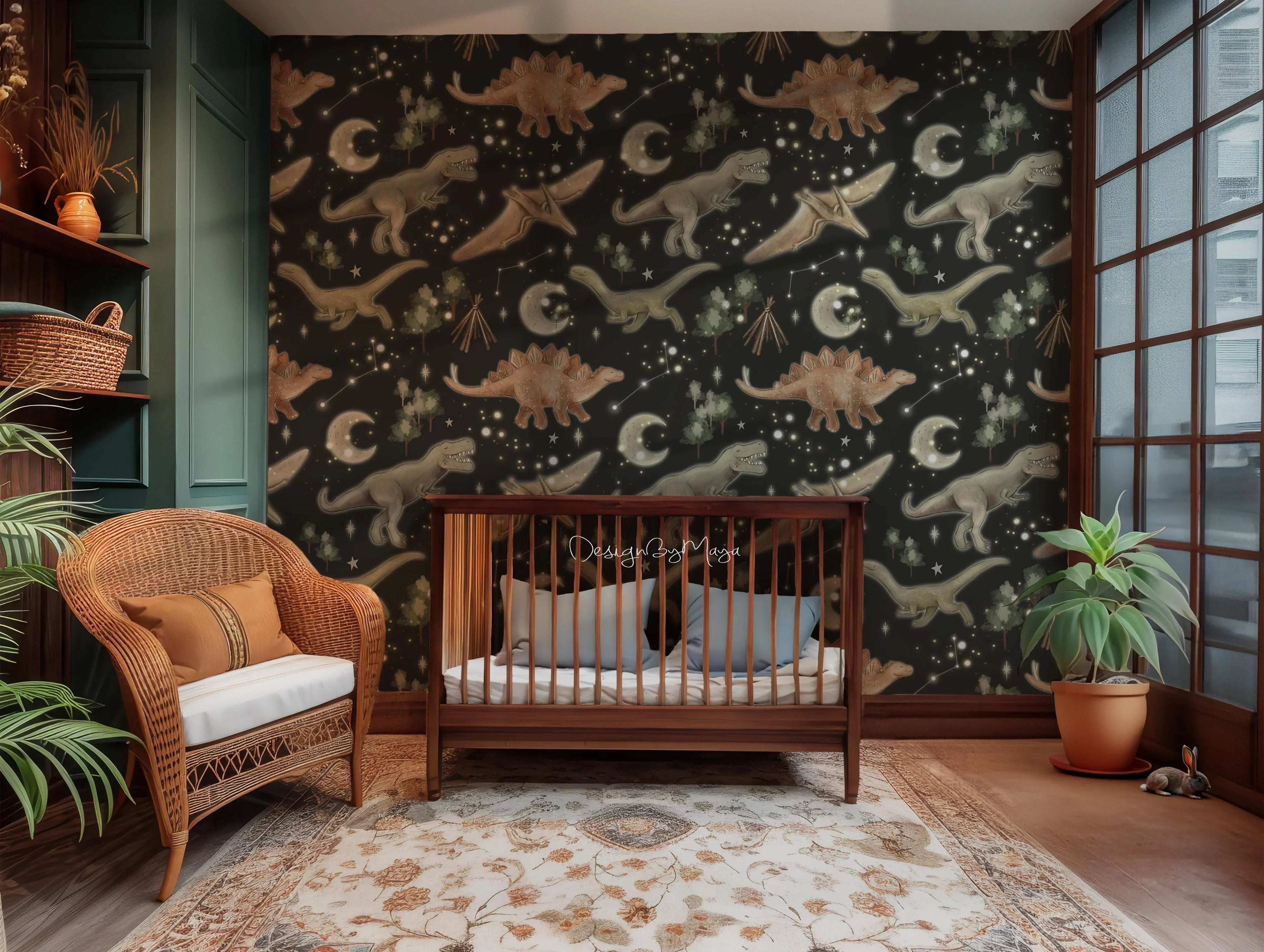 Arrows Forest - Nursery Wall Decor Wallpapers, lifestyle image - House Of Avana
