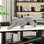 Artful Rhinestone Leopard Figurine Statue - House of Avana