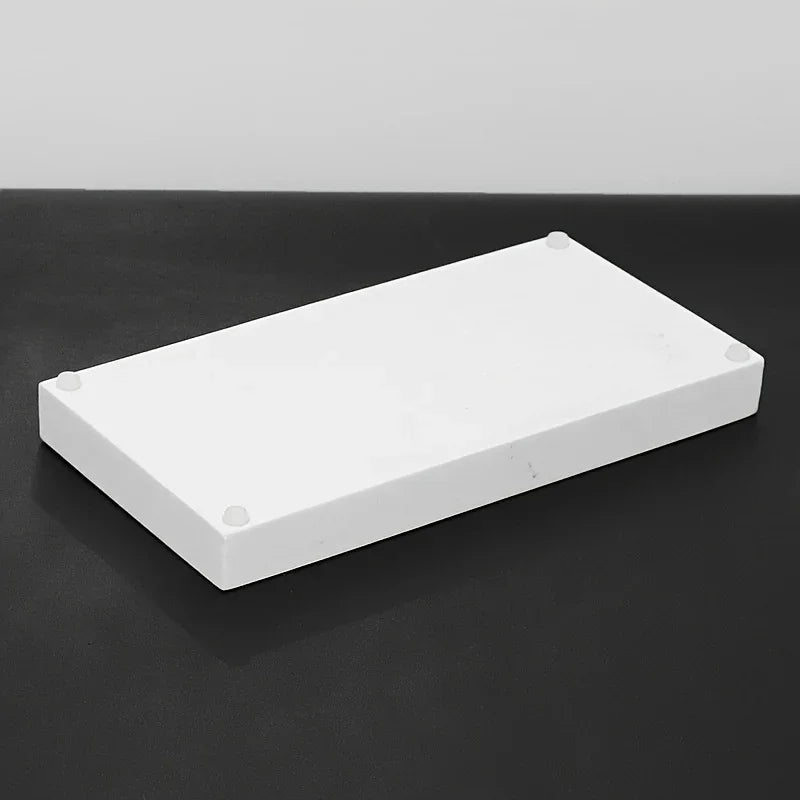 Artificial Marble Bathroom Sink Tray, Bathroom Tray with Very Good Hand Feel and Texture, Suitable for... - House Of Avana