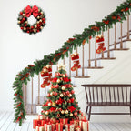 Artificial Pine Garland with Pine Cones, Extra Long - House Of Avana