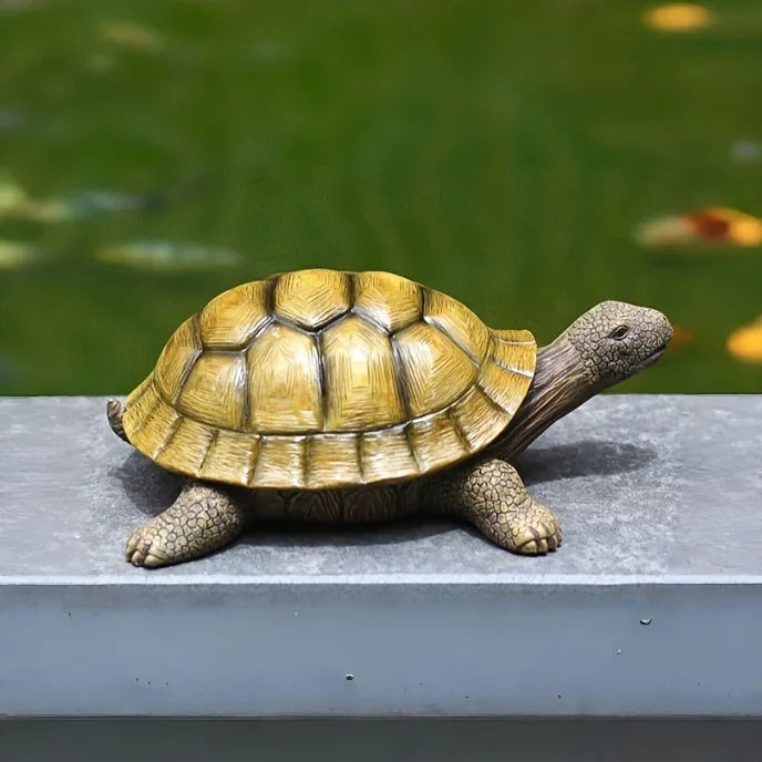 Garden Turtle Statue Decoration, Artistic Simulation Animal Sculpture, Outdoor Decoration of... - House Of Avana [[SKU:HOA-GSC-004]]