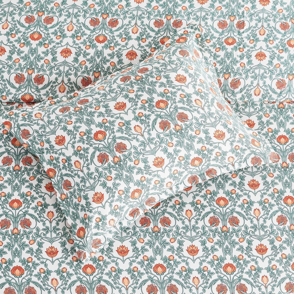 Arts & Crafts Floral Printed Duvet Set, product packaging - House Of Avana