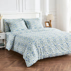 Arts & Crafts Floral Printed Duvet Set, alternate view - House Of Avana