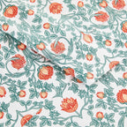 Arts & Crafts Floral Printed Sheet Set, lifestyle image - House Of Avana