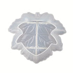 Ash Tray - Large Maple Leaf Wooden, top view - House Of Avana