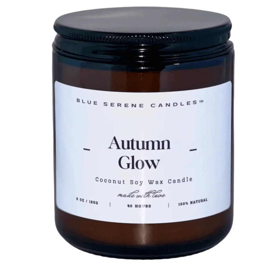 Autumn Glow Blue Serene Candles