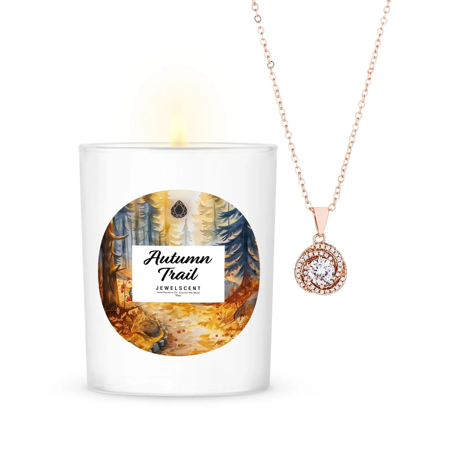 Autumn Trail 10oz Signature Jewelry Candle JewelScent