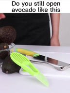 Avocado Peeler - 3-in-1 Plastic, angled view - House Of Avana