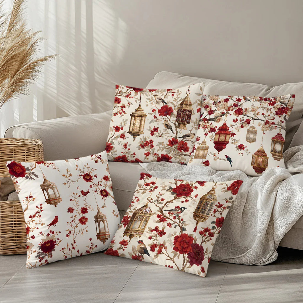 Pillowcases - Traditional Cotton Red 45cm