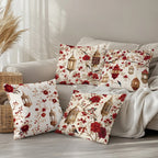 Pillowcases - Traditional Cotton Red 45cm