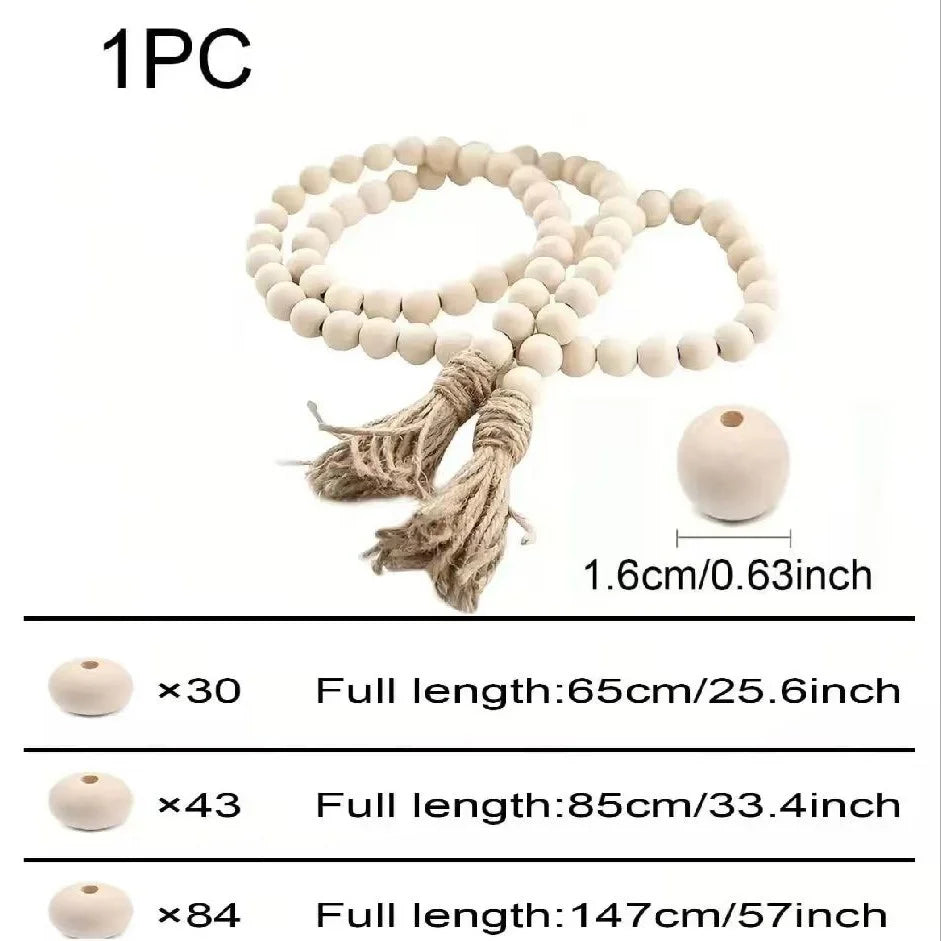 Pendant - Rustic Wood Tassel