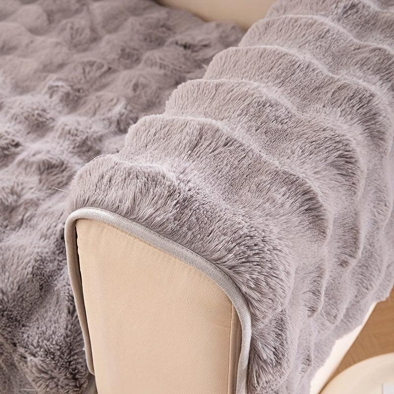 Molly Mutt Couch Cover - Soft, Cozy, and Non-Slip Plush Sofa Protector topspet