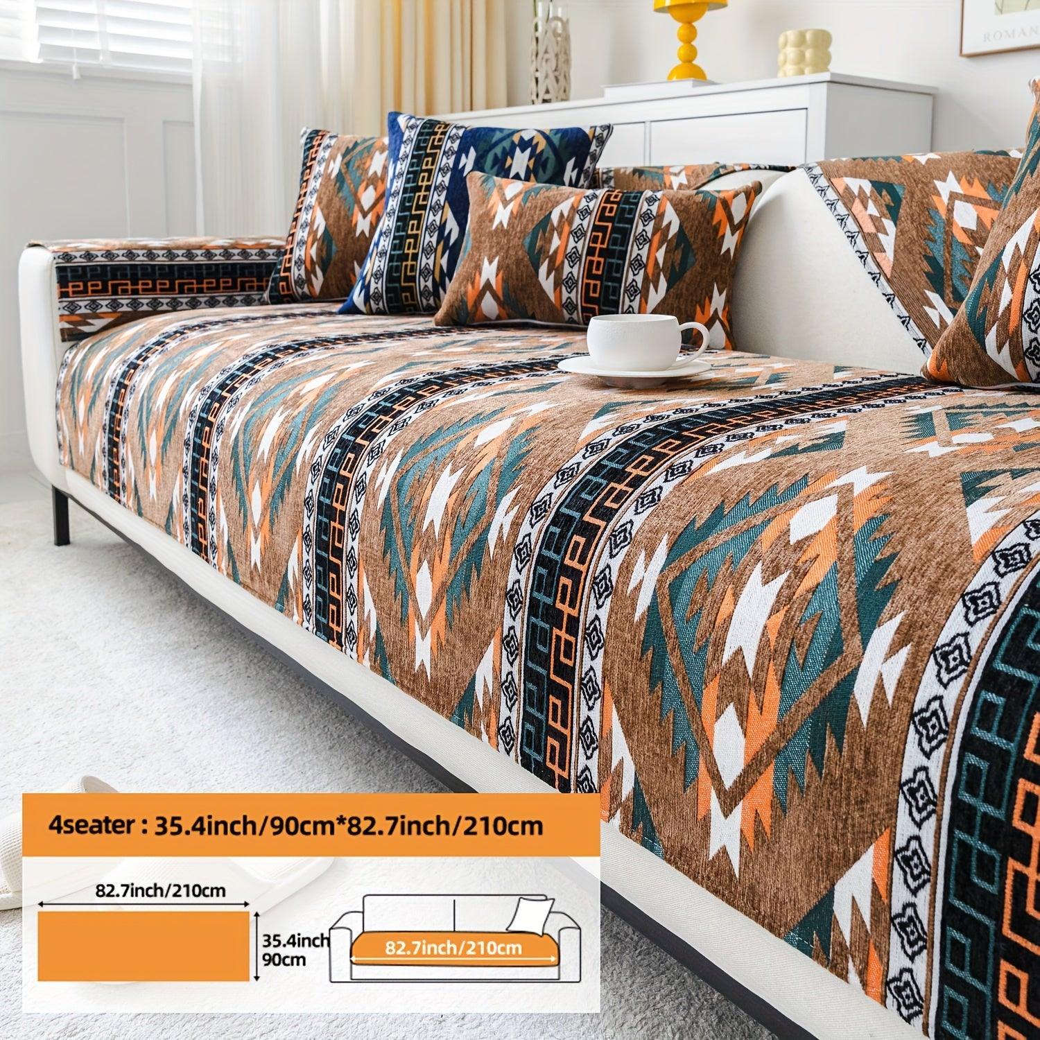 Linen Couch Slipcover | Boho Dog Proof Couch Slipcovers for All-Season topspet